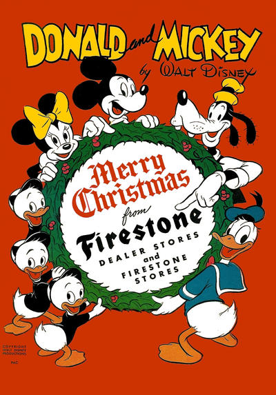Cover for Donald and Mickey Merry Christmas (Dell, 1943 series) #1946