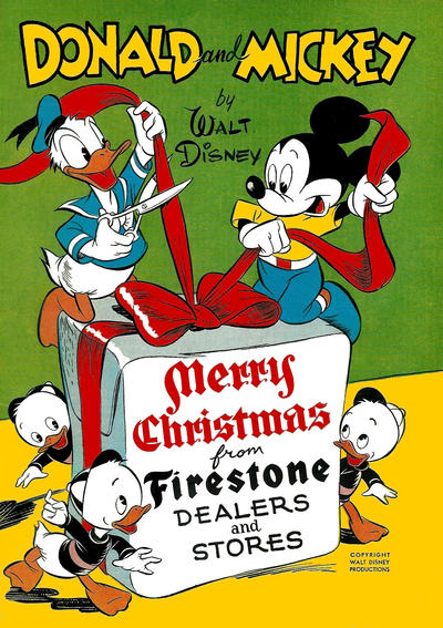 Cover for Donald and Mickey Merry Christmas (Dell, 1943 series) #1947