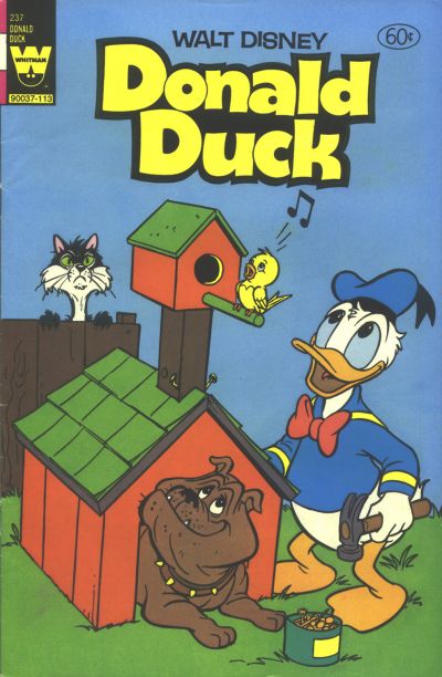 Cover for Donald Duck (Western, 1962 series) #237 [Whitman Yellow Logo]