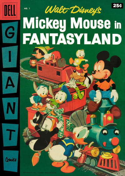 Cover for Walt Disney's Mickey Mouse in Fantasyland (Dell, 1957 series) #1