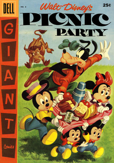 Cover for Walt Disney's Picnic Party (Dell, 1955 series) #8