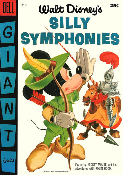 Cover for Walt Disney's Silly Symphonies (Dell, 1952 series) #6