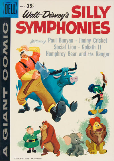 Cover for Walt Disney's Silly Symphonies (Dell, 1952 series) #9