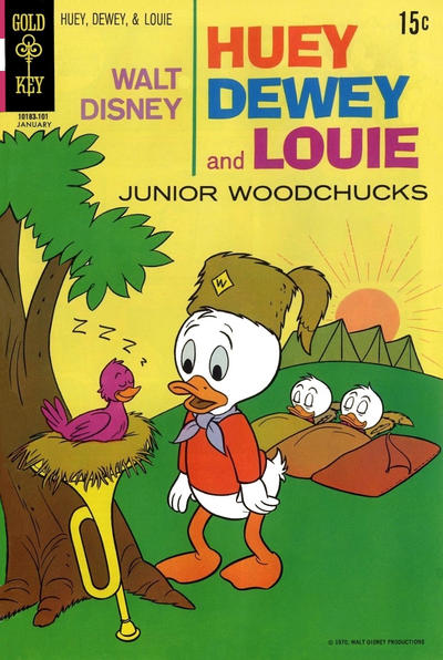 Cover for Walt Disney Huey, Dewey and Louie Junior Woodchucks (Western, 1966 series) #8