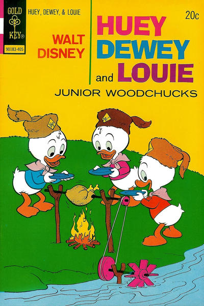 Cover for Walt Disney Huey, Dewey and Louie Junior Woodchucks (Western, 1966 series) #26 [Gold Key]