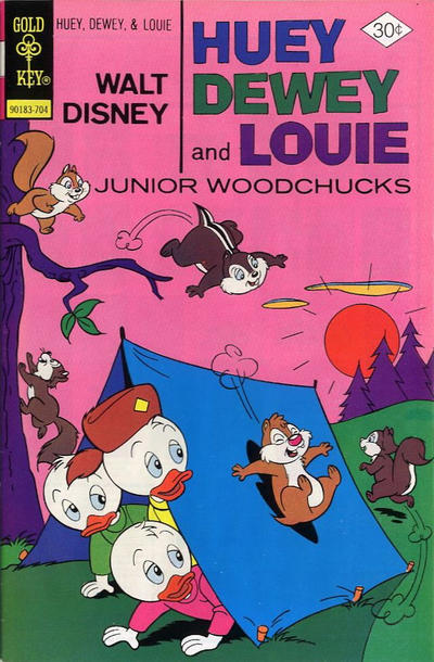 Cover for Walt Disney Huey, Dewey and Louie Junior Woodchucks (Western, 1966 series) #43 [Gold Key]