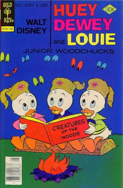 Cover for Walt Disney Huey, Dewey and Louie Junior Woodchucks (Western, 1966 series) #45 [Gold Key]