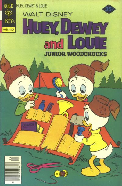 Cover for Walt Disney Huey, Dewey and Louie Junior Woodchucks (Western, 1966 series) #49 [Gold Key]