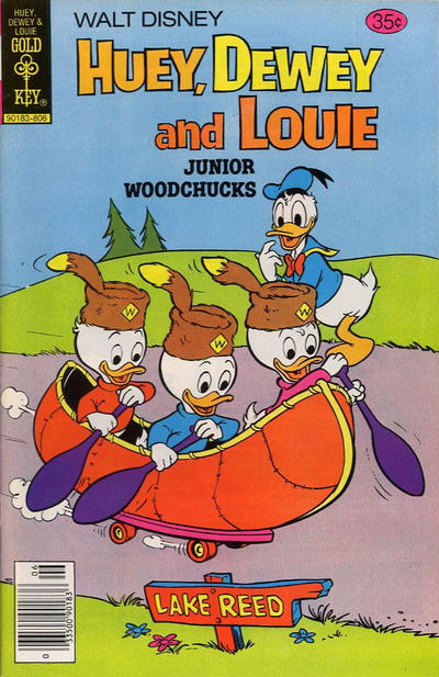 Cover for Walt Disney Huey, Dewey and Louie Junior Woodchucks (Western, 1966 series) #50 [Gold Key]