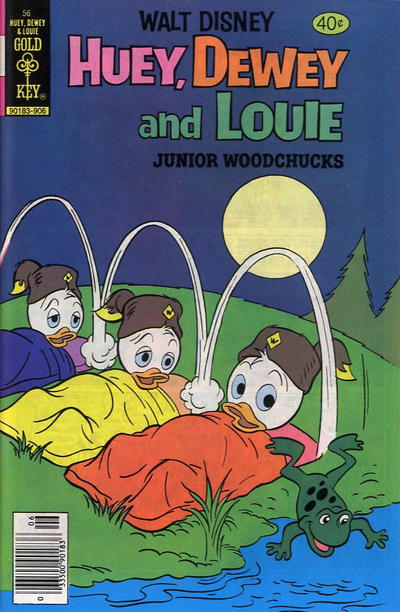 Cover for Walt Disney Huey, Dewey and Louie Junior Woodchucks (Western, 1966 series) #56 [Gold Key]