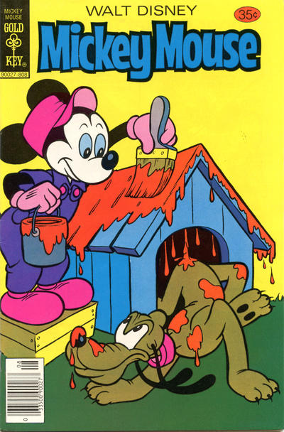 Cover for Mickey Mouse (Western, 1962 series) #186 [Gold Key]