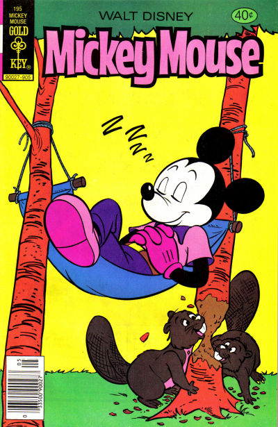Cover for Mickey Mouse (Western, 1962 series) #195 [Gold Key]