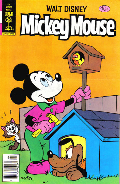 Cover for Mickey Mouse (Western, 1962 series) #196 [Gold Key]