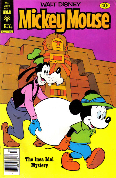 Cover for Mickey Mouse (Western, 1962 series) #200 [Gold Key]
