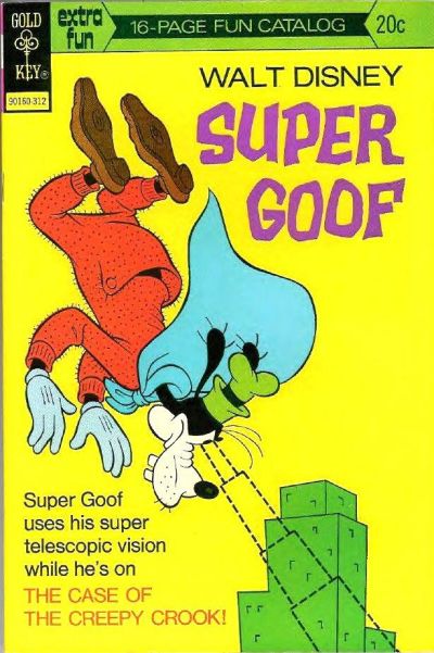 Cover for Walt Disney Super Goof (Western, 1965 series) #28 [Gold Key]