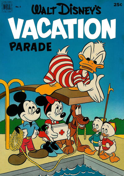 Cover for Walt Disney's Vacation Parade (Dell, 1950 series) #3