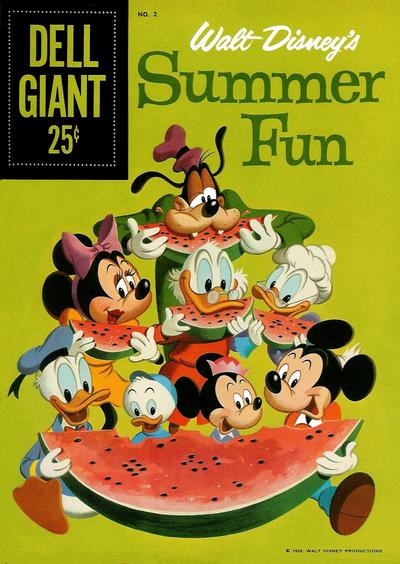 Cover for Walt Disney's Summer Fun (Dell, 1959 series) #2