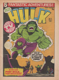 Cover Thumbnail for Hulk Comic (Marvel UK, 1979 series) #41