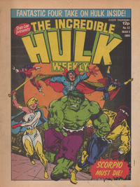 Cover Thumbnail for Incredible Hulk Weekly (Marvel UK, 1979 series) #53