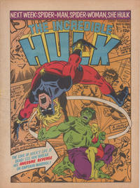 Cover Thumbnail for The Incredible Hulk (Marvel UK, 1980 series) #63
