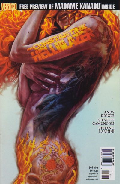 Cover for Hellblazer (DC, 1988 series) #244