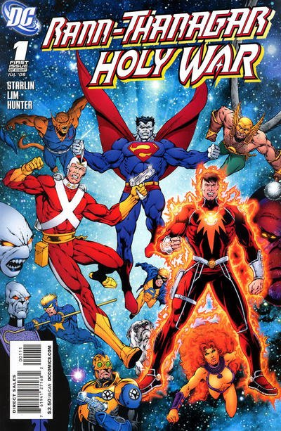Cover for Rann / Thanagar Holy War (DC, 2008 series) #1