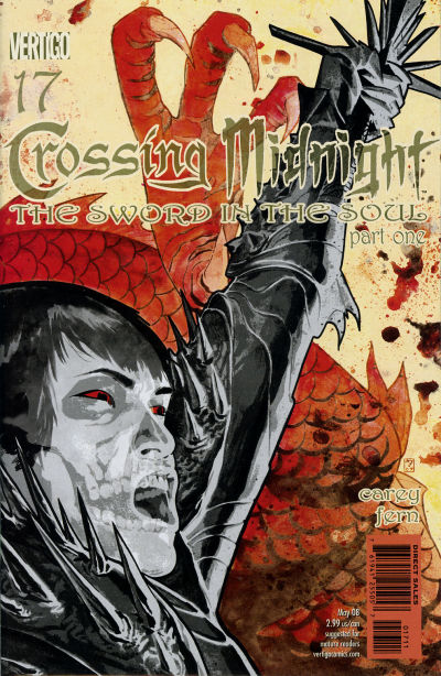 Cover for Crossing Midnight (DC, 2007 series) #17