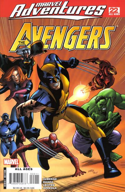Cover for Marvel Adventures The Avengers (Marvel, 2006 series) #22