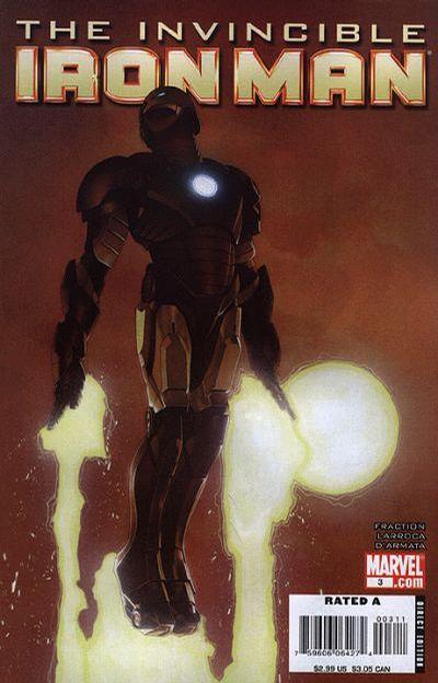 Cover for Invincible Iron Man (Marvel, 2008 series) #3 [Travis Charest Variant Cover]