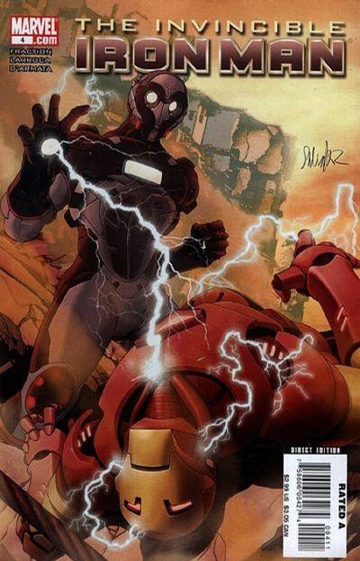 Cover for Invincible Iron Man (Marvel, 2008 series) #4 [Salvador Larroca Standard Cover]
