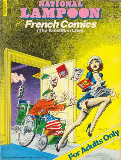 Cover for National Lampoon Presents: French Comics (The Kind Men Like) (Twntyy First Century / Heavy Metal / National Lampoon, 1977 series) 