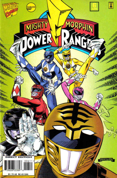 Cover for Saban's Mighty Morphin Power Rangers (Marvel, 1995 series) #6