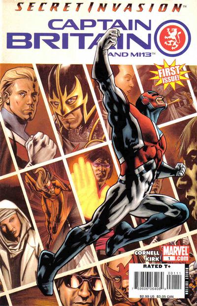 Cover for Captain Britain and MI: 13 (Marvel, 2008 series) #1