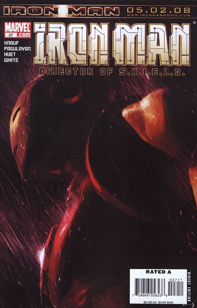 Cover for The Invincible Iron Man (Marvel, 2007 series) #27