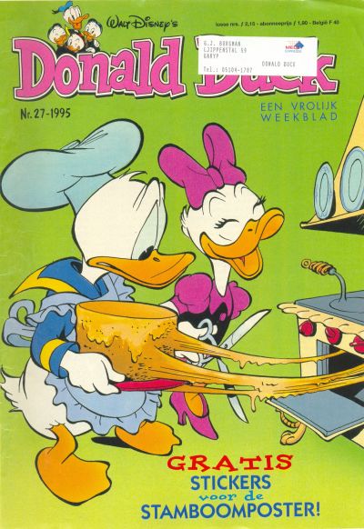 Cover for Donald Duck (Geïllustreerde Pers, 1990 series) #27/1995