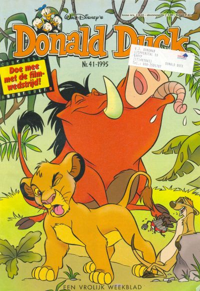 Cover for Donald Duck (Geïllustreerde Pers, 1990 series) #41/1995