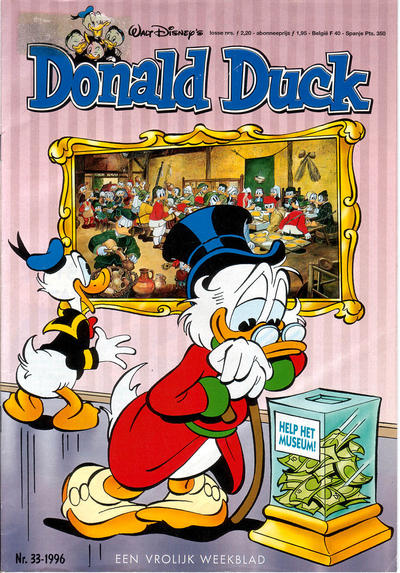 Cover for Donald Duck (Geïllustreerde Pers, 1990 series) #33/1996