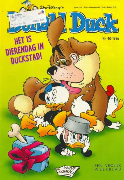 Cover for Donald Duck (Geïllustreerde Pers, 1990 series) #40/1996