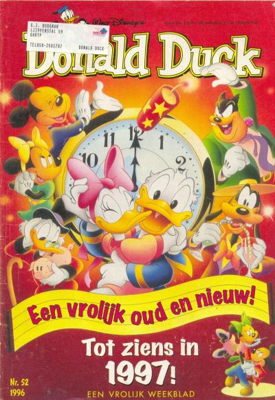 Cover for Donald Duck (Geïllustreerde Pers, 1990 series) #52/1996