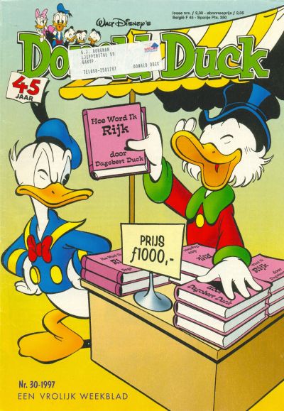 Cover for Donald Duck (Geïllustreerde Pers, 1990 series) #30/1997