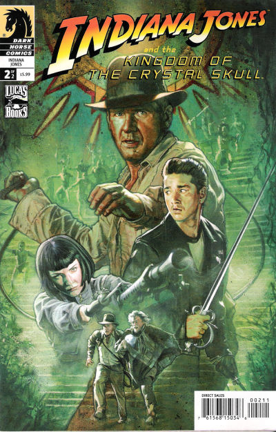 Cover for Indiana Jones and the Kingdom of the Crystal Skull (Dark Horse, 2008 series) #2