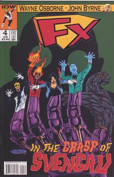 Cover for FX (IDW, 2008 series) #4