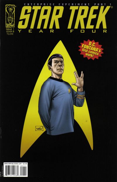 Cover for Star Trek Year Four: Enterprise Experiment (IDW, 2008 series) #1 [Cover B by the Sharp Brothers]