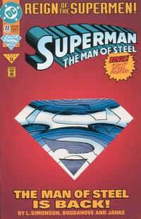 Cover Thumbnail for Superman: The Man of Steel (DC, 1991 series) #22 [Collector's Edition]