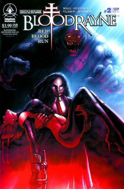 Cover for BloodRayne Red Blood Run (Digital Webbing, 2007 series) #2 [Cover A]