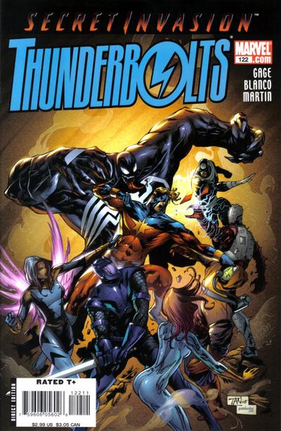 Cover for Thunderbolts (Marvel, 2006 series) #122