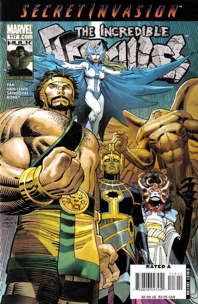 Cover for Incredible Hercules (Marvel, 2008 series) #117