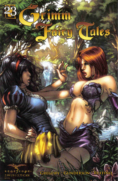 Cover for Grimm Fairy Tales (Zenescope Entertainment, 2005 series) #23 [Cover A - Eric Basaldua]