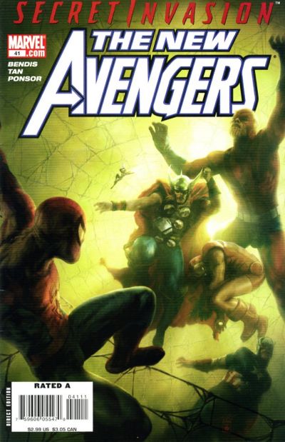 Cover for New Avengers (Marvel, 2005 series) #41