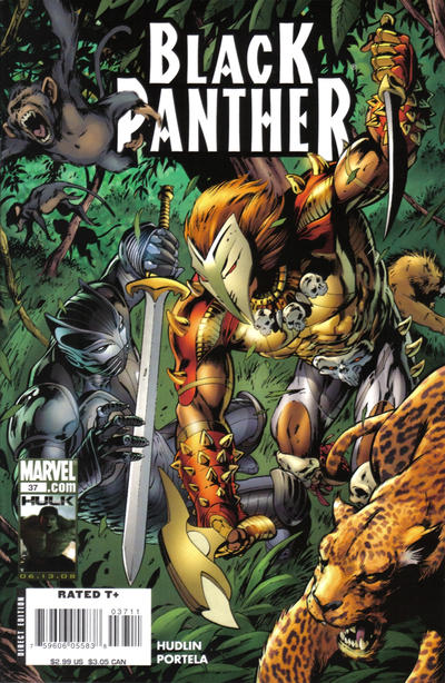 Cover for Black Panther (Marvel, 2005 series) #37